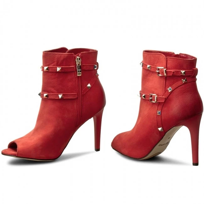 Bottes Et Autres Bottines CARINII - B3857 H55-000-000-B16 Rouge 2 Bottes Et Autres Bottines CARINII - B3857 H55-000-000-B16 Rouge – Image 2