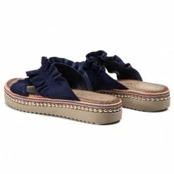 Mules Et Sandales Mules / Sandales De Bain CARINII - B4789 H40-000-000-986 Bleu Marine -Carinii Soldes 0000201223864 04 az