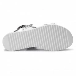 Mules Et Sandales Sandales CARINII - B4939 H32-L46-000-986 Blanc, Argent -Carinii Soldes 0000201224410 3 kch