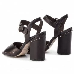 Mules Et Sandales Sandales CARINII - B4998/P E50-000-000-C00 Noir -Carinii Soldes 0000201224977 04 ks