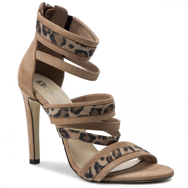 Mules Et Sandales Sandales CARINII - B5026 654-N42-000-B40 Marron 1 Mules Et Sandales Sandales CARINII - B5026 654-N42-000-B40 Marron