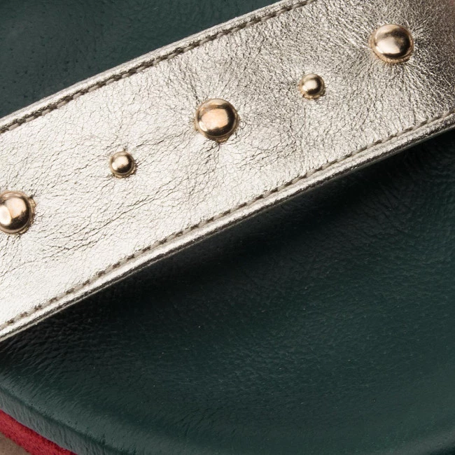 Mules Et Sandales Sandales CARINII - B5103 H33-I64-L87-986 Multicolore, Or 6 Mules Et Sandales Sandales CARINII - B5103 H33-I64-L87-986 Multicolore, Or – Image 6