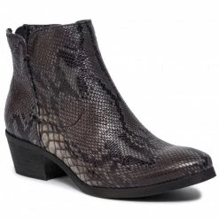 Bottes Et Autres Bottines CARINII - B5120 N77-000-000-D56 Noir, Multicolore