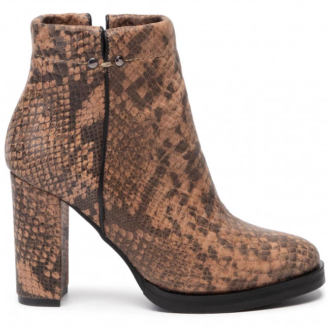 Bottes Et Autres Bottines CARINII - B5160 N73-000-000-D14 Marron, Multicolore 2 Bottes Et Autres Bottines CARINII - B5160 N73-000-000-D14 Marron, Multicolore – Image 2