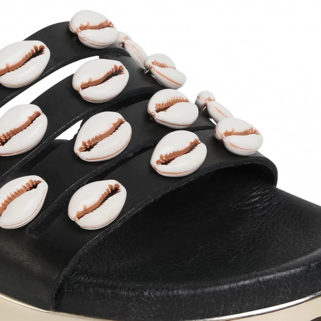 Mules Et Sandales Mules / Sandales De Bain CARINII - B5467 F56-000-000-B06 Noir Noir 6 Mules Et Sandales Mules / Sandales De Bain CARINII - B5467 F56-000-000-B06 Noir Noir – Image 6