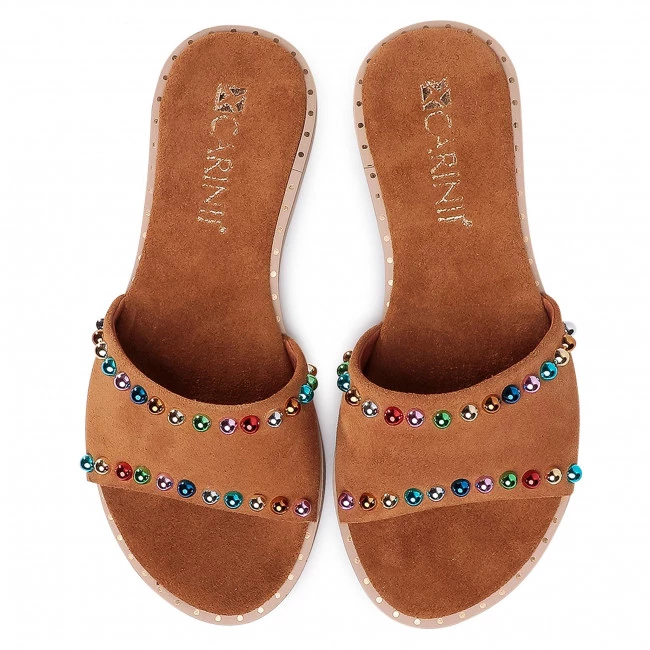 Mules Et Sandales Mules / Sandales De Bain CARINII - B5473 O73-000-000-C74 Marron 5 Mules Et Sandales Mules / Sandales De Bain CARINII - B5473 O73-000-000-C74 Marron – Image 5