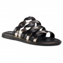 Mules Et Sandales Mules / Sandales De Bain CARINII - B6026 353-180-000-000 Noir, Or