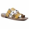 Mules Et Sandales Tongs CARINII - B6027 187-000-000-000 Multicolore, Jaune