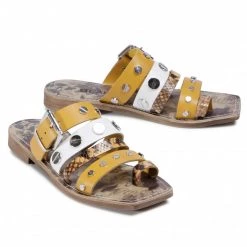 Mules Et Sandales Tongs CARINII - B6027 187-000-000-000 Multicolore, Jaune 10 Mules Et Sandales Tongs CARINII - B6027 187-000-000-000 Multicolore, Jaune -Carinii Soldes 0000207715431 05 ppi