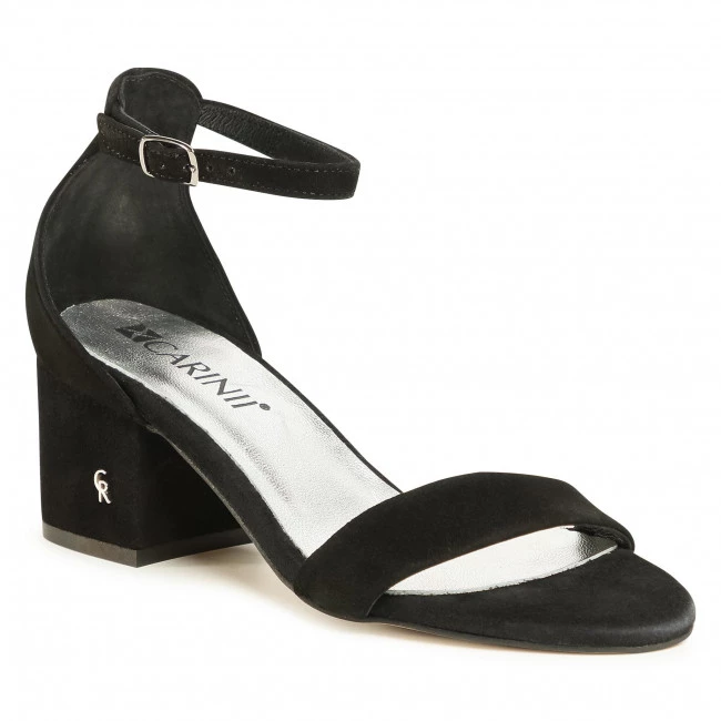 Mules Et Sandales Sandales CARINII - B5380 Noir Noir 1 Mules Et Sandales Sandales CARINII - B5380 Noir Noir