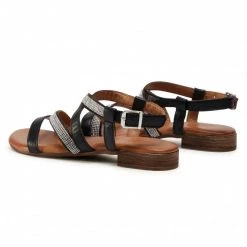 Mules Et Sandales Sandales CARINII - B6007 353-000-000-000 Noir -Carinii Soldes 0000207768215 03 rz