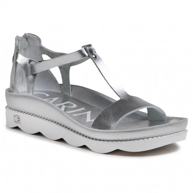 Mules Et Sandales Sandales CARINII - B5524 N07-000-000-D73 Argent 1 Mules Et Sandales Sandales CARINII - B5524 N07-000-000-D73 Argent