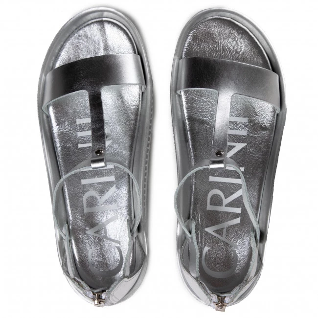 Mules Et Sandales Sandales CARINII - B5524 N07-000-000-D73 Argent 6 Mules Et Sandales Sandales CARINII - B5524 N07-000-000-D73 Argent – Image 6