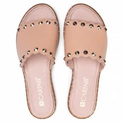 Mules Et Sandales Mules / Sandales De Bain CARINII - B6025 420-000-000-000 Beige -Carinii Soldes 0000208556262 06 mt