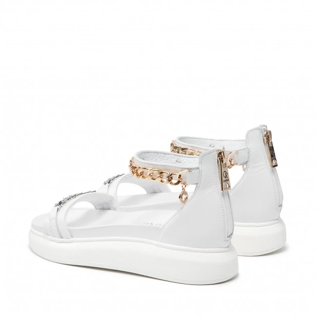 Mules Et Sandales Sandales CARINII - B7229 L46-000-000-E48 Blanc 3 Mules Et Sandales Sandales CARINII - B7229 L46-000-000-E48 Blanc – Image 3