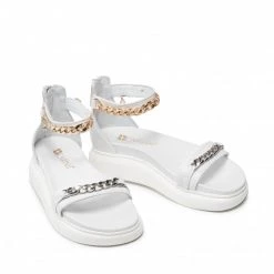 Mules Et Sandales Sandales CARINII - B7229 L46-000-000-E48 Blanc 10 Mules Et Sandales Sandales CARINII - B7229 L46-000-000-E48 Blanc -Carinii Soldes 0000209168846 03 fp