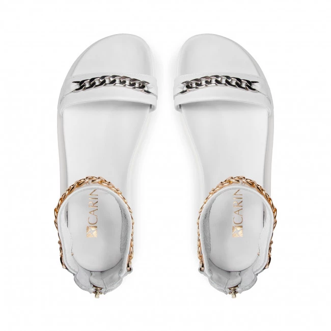 Mules Et Sandales Sandales CARINII - B7229 L46-000-000-E48 Blanc 6 Mules Et Sandales Sandales CARINII - B7229 L46-000-000-E48 Blanc – Image 6