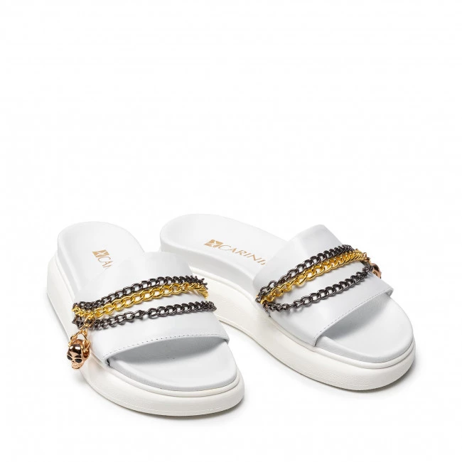 Mules Et Sandales Mules / Sandales De Bain CARINII - B7233 L46-000-000-E48 Blanc 5 Mules Et Sandales Mules / Sandales De Bain CARINII - B7233 L46-000-000-E48 Blanc – Image 5