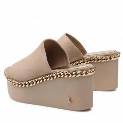 Mules Et Sandales Mules / Sandales De Bain CARINII - B7296 O17-000-000-E46 Beige -Carinii Soldes 0000209185485 02 rz 1