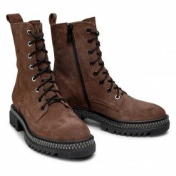 Bottes Et Autres Bottes De Randonnée CARINII - B7540 R75-000-000-E73 Marron -Carinii Soldes 0000209312430 03 rz
