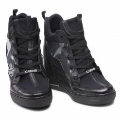 Chaussures Basses Sneakers CARINII - B7549 E50-000-000-B88 Noir -Carinii Soldes 0000209312515 08 rz