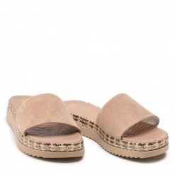 Mules Et Sandales Mules / Sandales De Bain CARINII - B4891/ZS O17-000-000-986 Beige -Carinii Soldes 0000209433647 08 rz