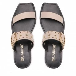 Mules Et Sandales Mules / Sandales De Bain CARINII - B6138 420-000-000-000 Beige -Carinii Soldes 0000209433715 06 rz