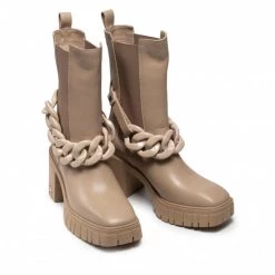 Bottes Et Autres Bottines CARINII - B7699 R77-000-000-E88 Beige -Carinii Soldes 0000209764475 04 sw
