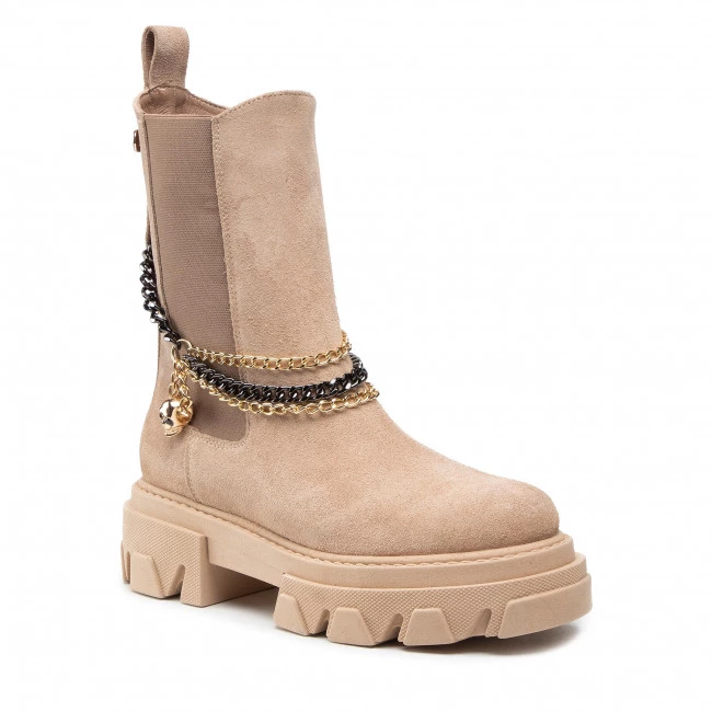 Bottes Et Autres Bottines Chelsea CARINII - B5962 O17-000-000-E33 Beige 1 Bottes Et Autres Bottines Chelsea CARINII - B5962 O17-000-000-E33 Beige