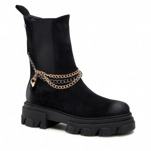 Bottes Et Autres Bottines CARINII - B5962 H20-000-000-E33 Noir -Carinii Soldes 0000300166123 01 rz