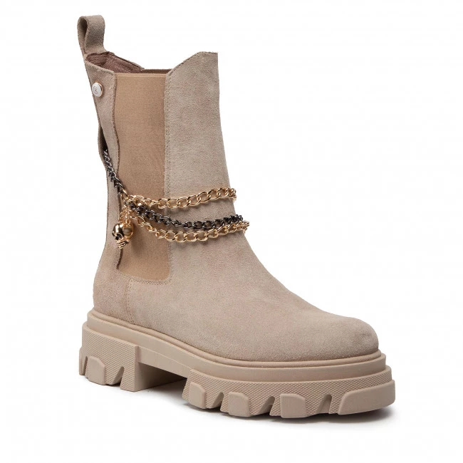 Bottes Et Autres Bottines CARINII - B5962 R30-000-000-E33 Beige 1 Bottes Et Autres Bottines CARINII - B5962 R30-000-000-E33 Beige