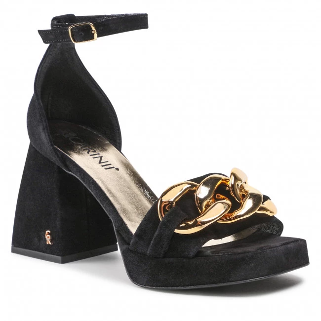 Mules Et Sandales Sandales CARINII - B7790 H20-000-000-E95 Noir 1 Mules Et Sandales Sandales CARINII - B7790 H20-000-000-E95 Noir