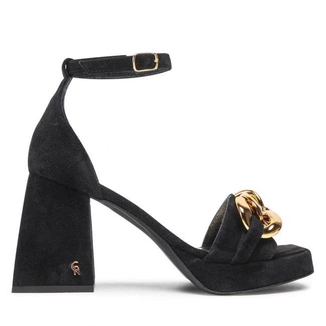 Mules Et Sandales Sandales CARINII - B7790 H20-000-000-E95 Noir 2 Mules Et Sandales Sandales CARINII - B7790 H20-000-000-E95 Noir – Image 2