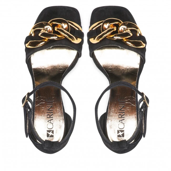 Mules Et Sandales Sandales CARINII - B7790 H20-000-000-E95 Noir 6 Mules Et Sandales Sandales CARINII - B7790 H20-000-000-E95 Noir – Image 6