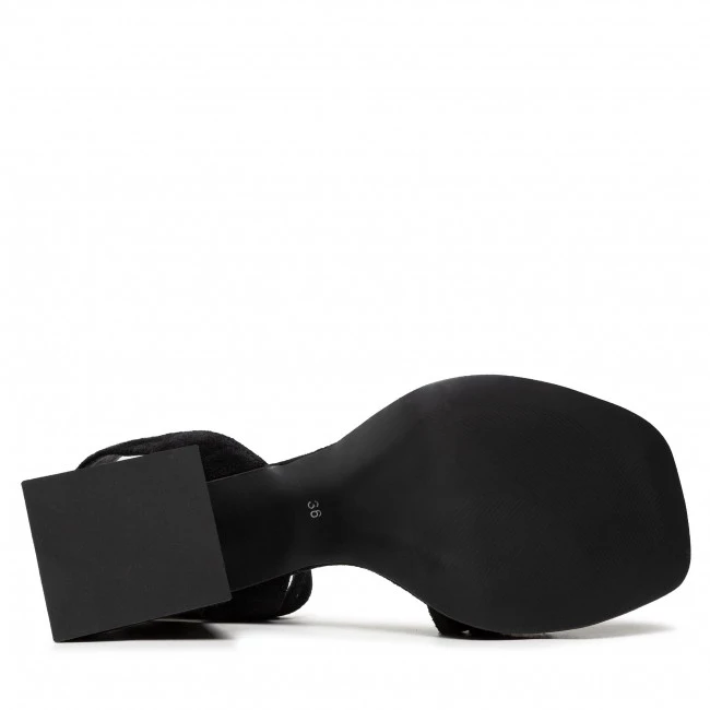 Mules Et Sandales Sandales CARINII - B7805 H20-000-000-E95 Noir 4 Mules Et Sandales Sandales CARINII - B7805 H20-000-000-E95 Noir – Image 4