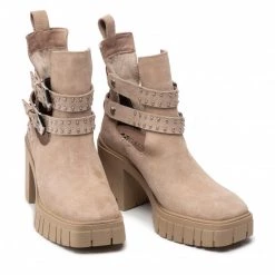 Bottes Et Autres Bottines CARINII - B7916 O17-000-000-E88 Beige -Carinii Soldes 0000300166734 07 ki