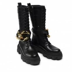 Bottes Et Autres Bottes CARINII - B7917 Noir Noir -Carinii Soldes 0000300166741 04 pa