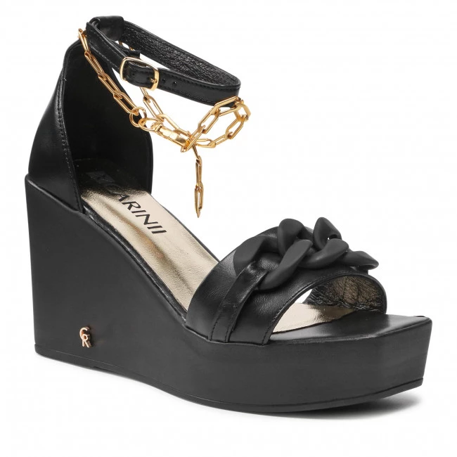 Mules Et Sandales Sandales CARINII - B8000 E50-000-000-F09 Noir 1 Mules Et Sandales Sandales CARINII - B8000 E50-000-000-F09 Noir