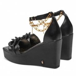 Mules Et Sandales Sandales CARINII - B8000 E50-000-000-F09 Noir 8 Mules Et Sandales Sandales CARINII - B8000 E50-000-000-F09 Noir -Carinii Soldes 0000300167427 02 rz