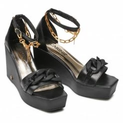 Mules Et Sandales Sandales CARINII - B8000 E50-000-000-F09 Noir 10 Mules Et Sandales Sandales CARINII - B8000 E50-000-000-F09 Noir -Carinii Soldes 0000300167427 03 rz