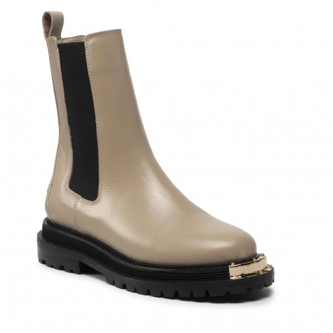 Bottes Et Autres Bottines Chelsea CARINII - B8002 R77-000-000-F14 Beige 1 Bottes Et Autres Bottines Chelsea CARINII - B8002 R77-000-000-F14 Beige