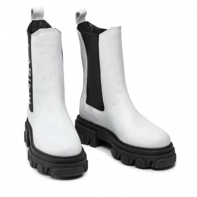 Bottes Et Autres Bottines Chelsea CARINII - B8020 I81-000-000-E33 Blanc 5 Bottes Et Autres Bottines Chelsea CARINII - B8020 I81-000-000-E33 Blanc – Image 5