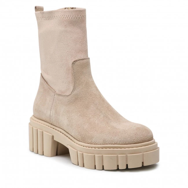 Bottes Et Autres Bottines CARINII - B8030 R30-000-000-F18 Beige 1 Bottes Et Autres Bottines CARINII - B8030 R30-000-000-F18 Beige