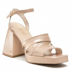 Mules Et Sandales Sandales CARINII - B7786 420-000-000-E95 Beige