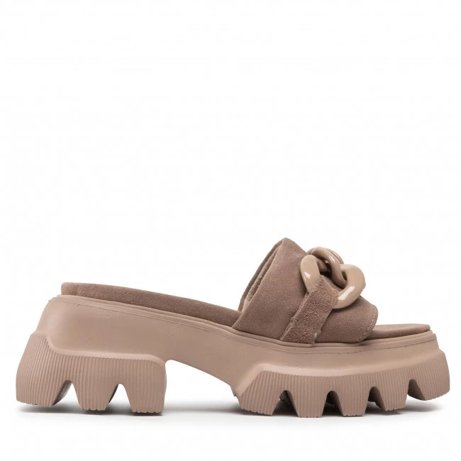 Mules Et Sandales Mules / Sandales De Bain CARINII - B8018 O20-000-000-F17 Marron 2 Mules Et Sandales Mules / Sandales De Bain CARINII - B8018 O20-000-000-F17 Marron – Image 2