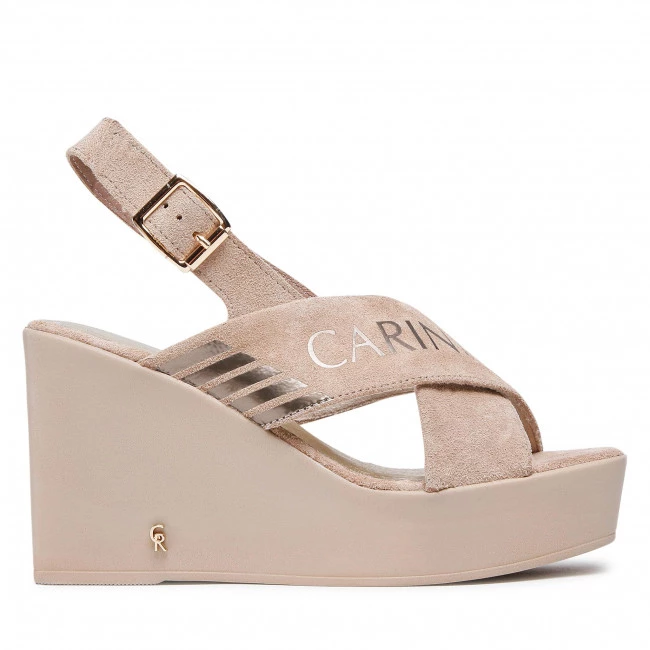 Mules Et Sandales Sandales CARINII - B8115 O17-000-000-F09 Beige 2 Mules Et Sandales Sandales CARINII - B8115 O17-000-000-F09 Beige – Image 2