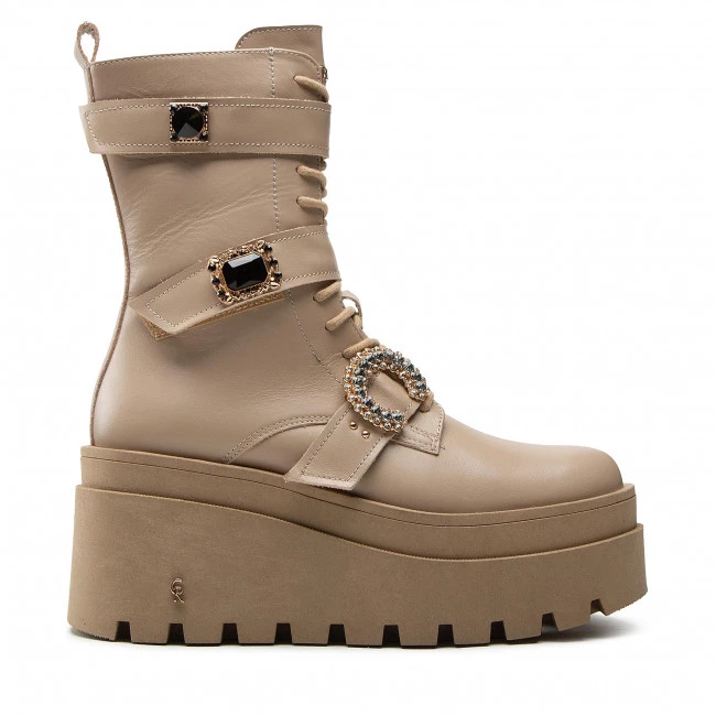 Bottes Et Autres Bottines CARINII - B8375 R77-000-000-E67 Beige 2 Bottes Et Autres Bottines CARINII - B8375 R77-000-000-E67 Beige – Image 2