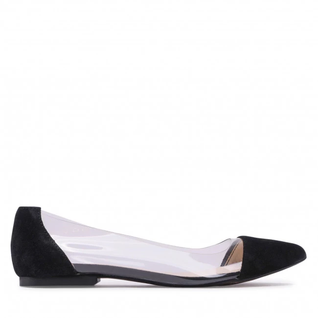 Chaussures Basses Ballerines CARINII - B2670 063-000-000-954 Blanc, Noir 2 Chaussures Basses Ballerines CARINII - B2670 063-000-000-954 Blanc, Noir – Image 2