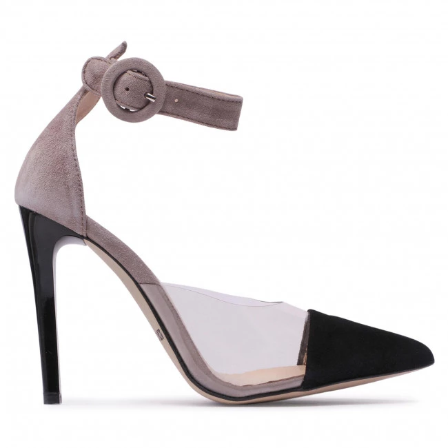 Chaussures Basses Talons Aiguilles CARINII - B3507 063-E62-000-A49 Gris 2 Chaussures Basses Talons Aiguilles CARINII - B3507 063-E62-000-A49 Gris – Image 2