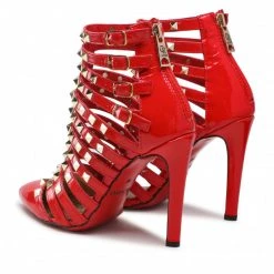 Bottes Et Autres Bottines CARINII - B7816 I89-000-000-A49 Rouge -Carinii Soldes 03 0000300166420 rz